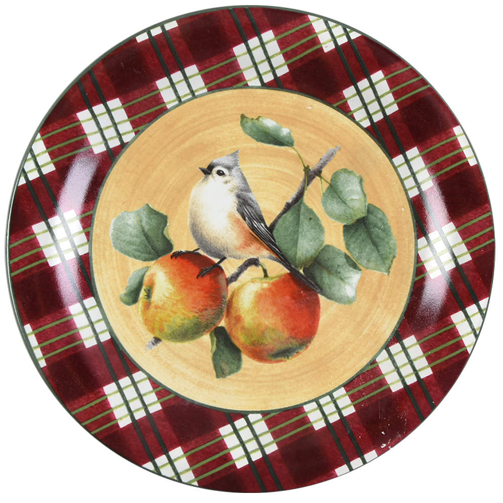 Winter Greetings Tartan Dinner Plate by Lenox-1