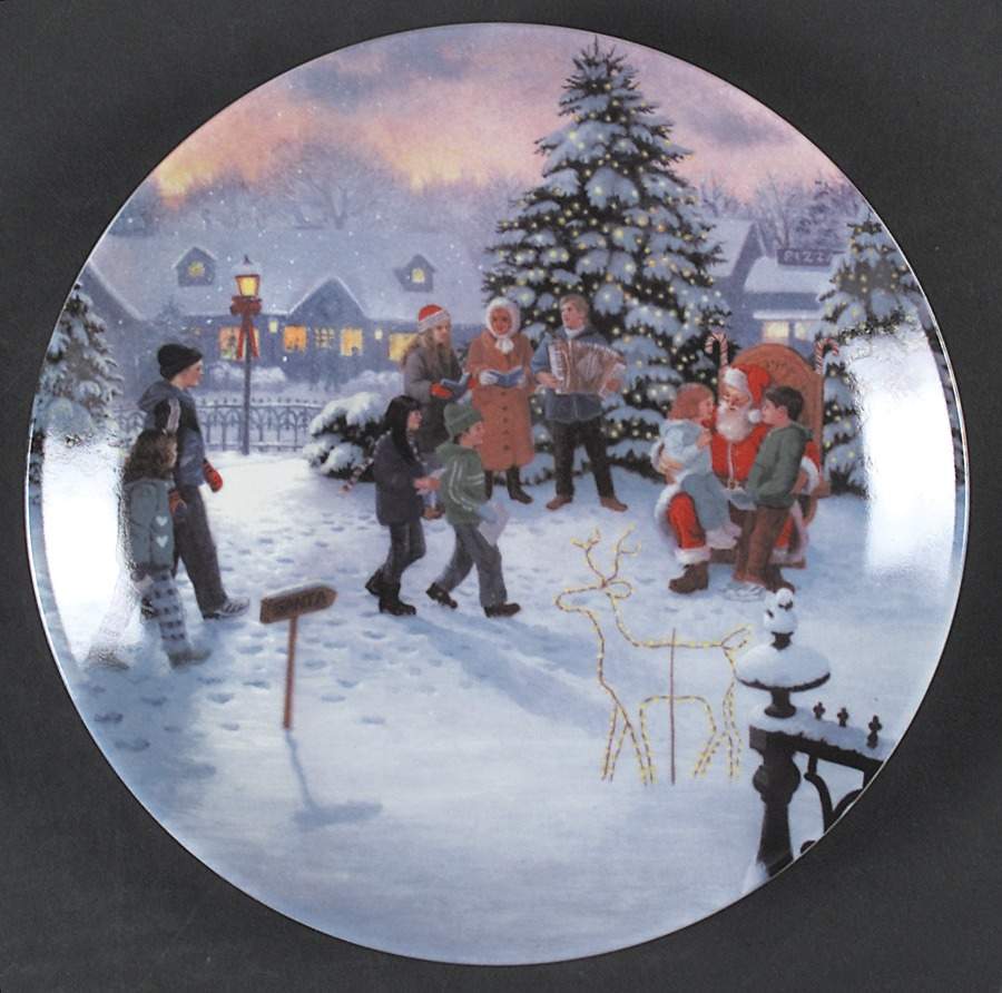 Santa's Journey Salad/Dessert Plate by Lenox-1