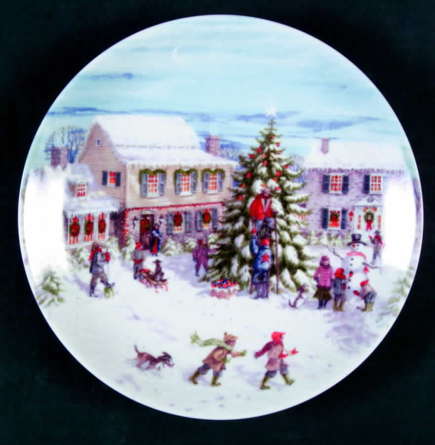 American Christmas Salad/Dessert Plate by Lenox-1