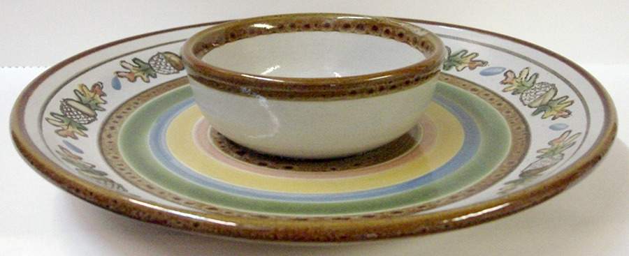 Oak & Acorn 1 Piece Chip & Dip by Louisville-1