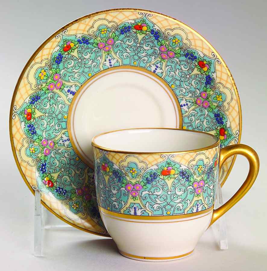 Pasadena (Smooth) Flat Demitasse Cup & Saucer Set by Lenox-1