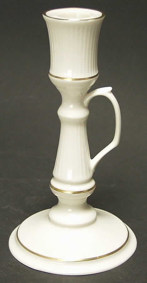 Cape Cod Collection (Ribbed) Handled Candleholder by Lenox-1