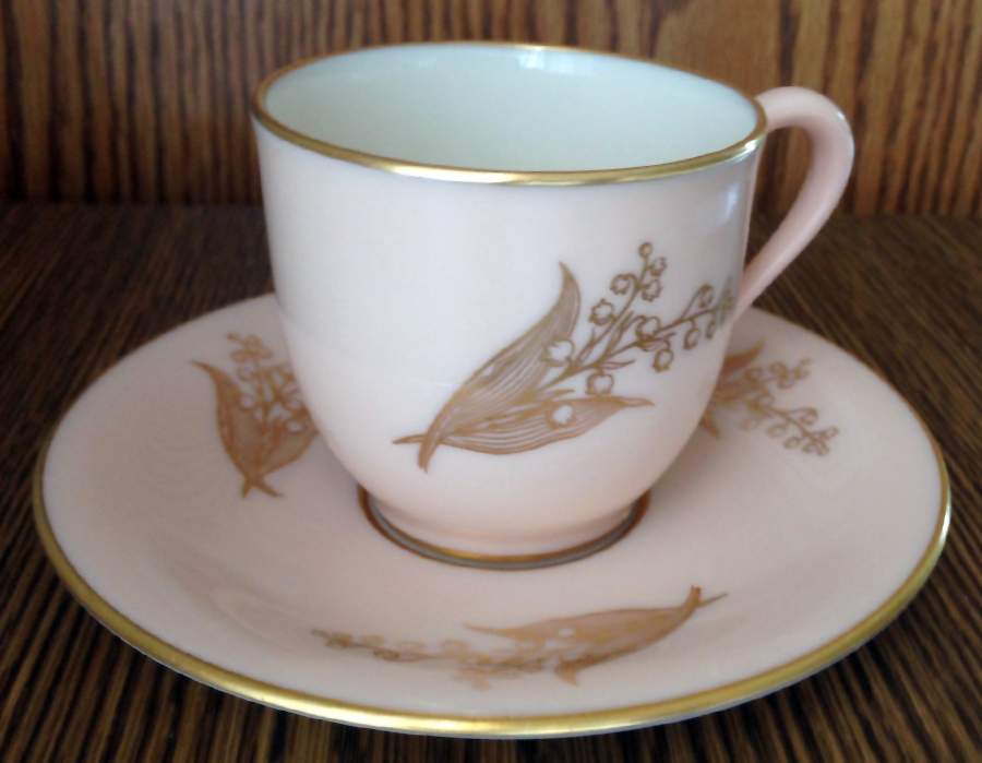 Springdale Pink Flat Demitasse Cup & Saucer Set by Lenox-1