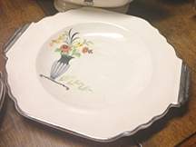 Ideal Handled Cake Plate by Limoges-American-1