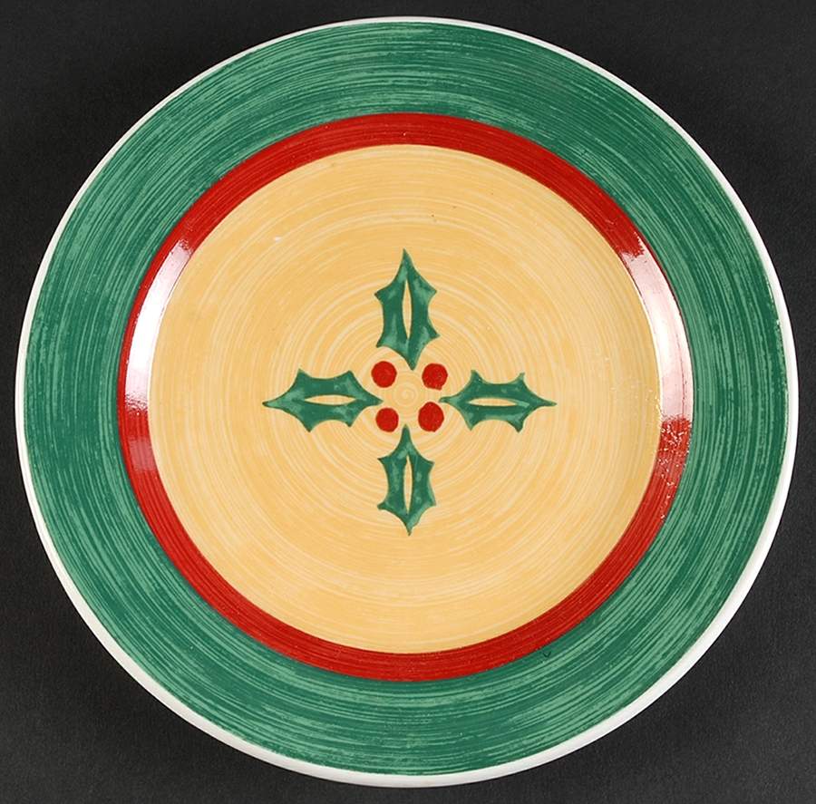 Holiday Holly Salad Plate by Libbey-1