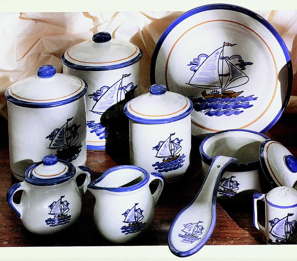 Sailboat Dinner Plate by Louisville-1