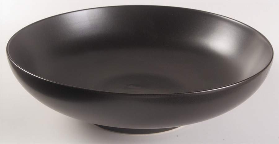 Ebony (Round, No Texture) 13" Large Salad Serving Bowl by Lindt-Stymeist-1