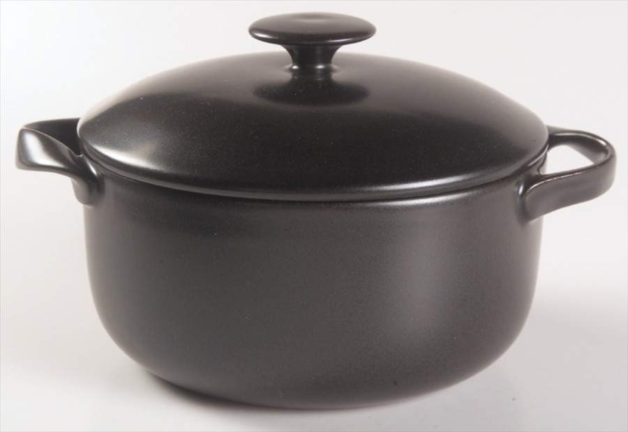 Ebony (Round, No Texture) Individual Casserole & Lid by Lindt-Stymeist-1
