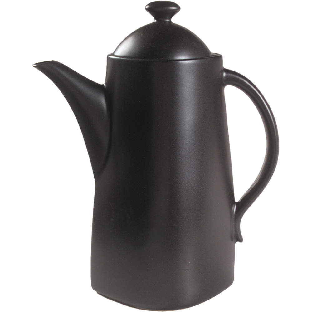 Ebony (Round, No Texture) Coffee Pot & Lid by Lindt-Stymeist-1