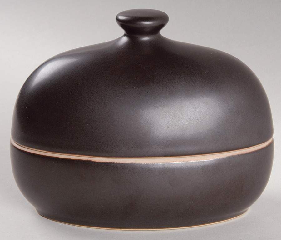 Ebony (Round, No Texture) Oval Covered Butter by Lindt-Stymeist-1