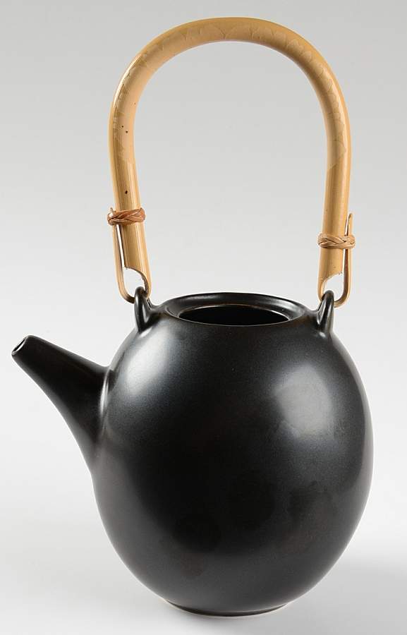 Ebony (Round, No Texture) Teapot No Lid by Lindt-Stymeist-1