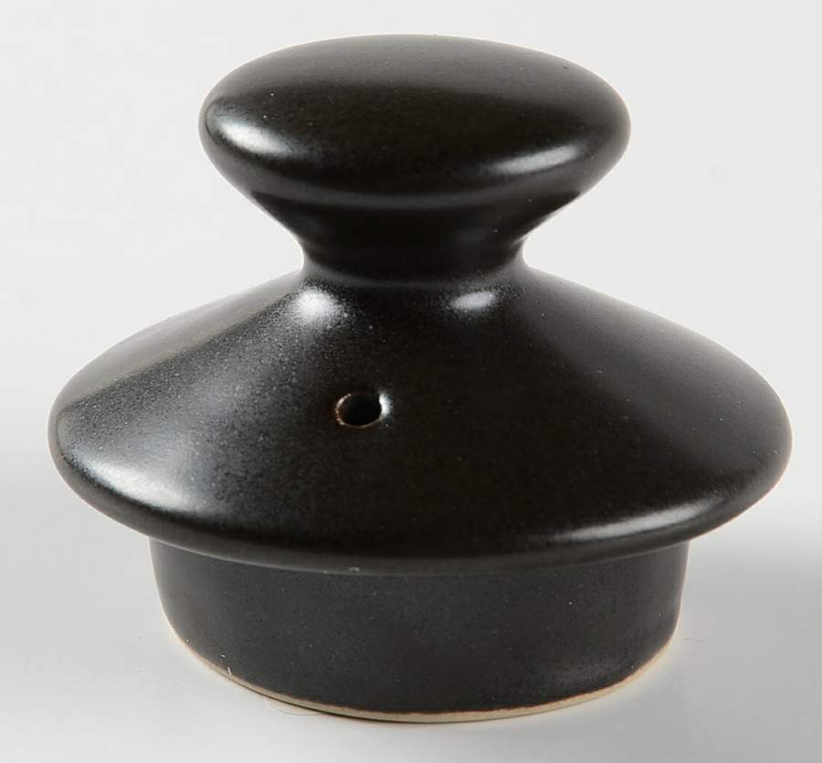 Ebony (Round, No Texture) Lid for Teapot by Lindt-Stymeist-1