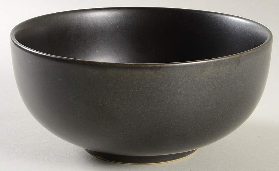 Ebony (Round, No Texture) 8" Round Vegetable Bowl by Lindt-Stymeist-1