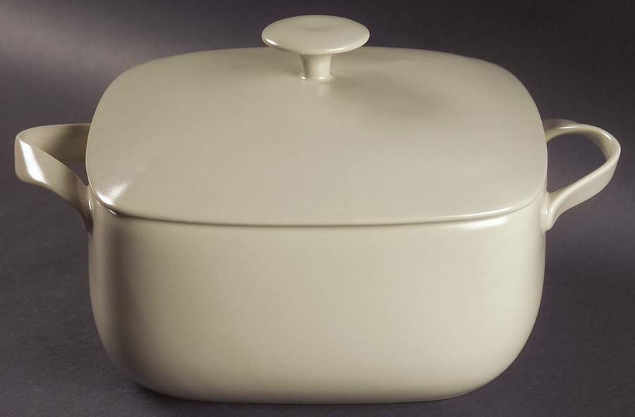 Stone (Square) 3 Quart Square Casserole with Ceramic Lid by Lindt-Stymeist-1