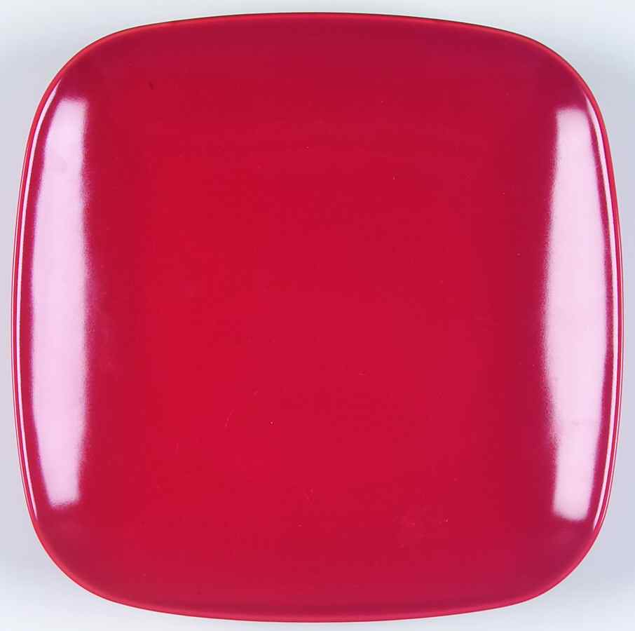 Rso Brights Red (Square) Dinner Plate by Lindt-Stymeist-1