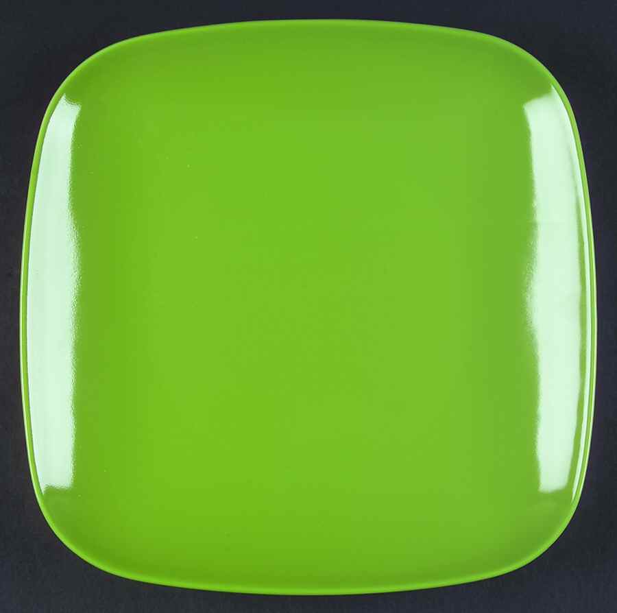 Rso Brights Green (Square) Dinner Plate by Lindt-Stymeist-1