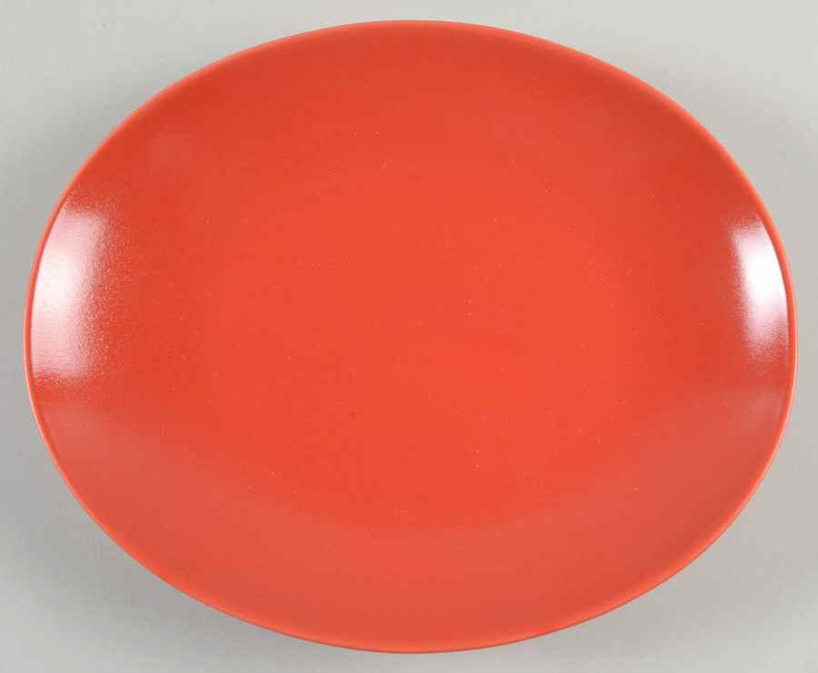 Rso Brights Red (Oval) Salad Plate by Lindt-Stymeist-1