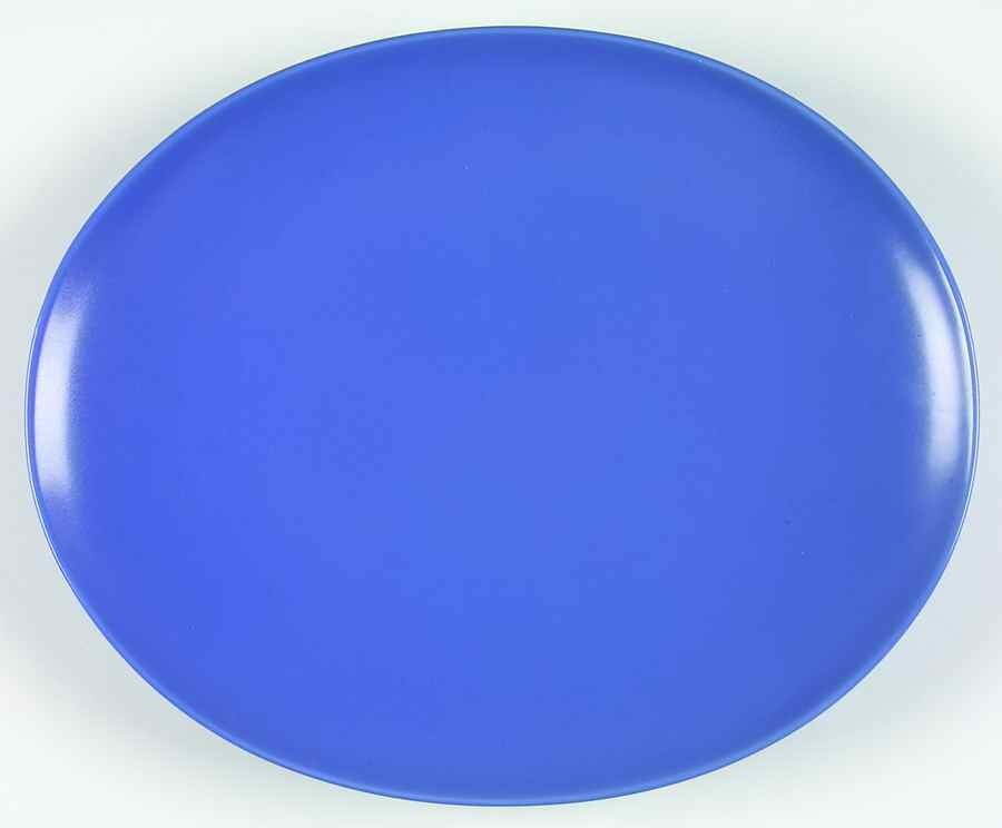 Rso Brights Blue (Oval) Dinner Plate by Lindt-Stymeist-1