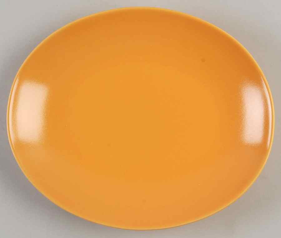 Rso Brights Yellow (Oval) Salad Plate by Lindt-Stymeist-1
