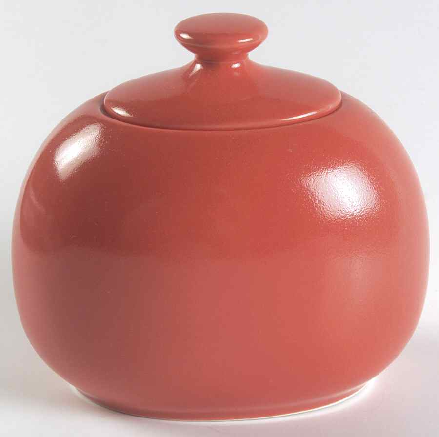 Rso Brights Accessories Red Sugar Bowl & Lid by Lindt-Stymeist-1