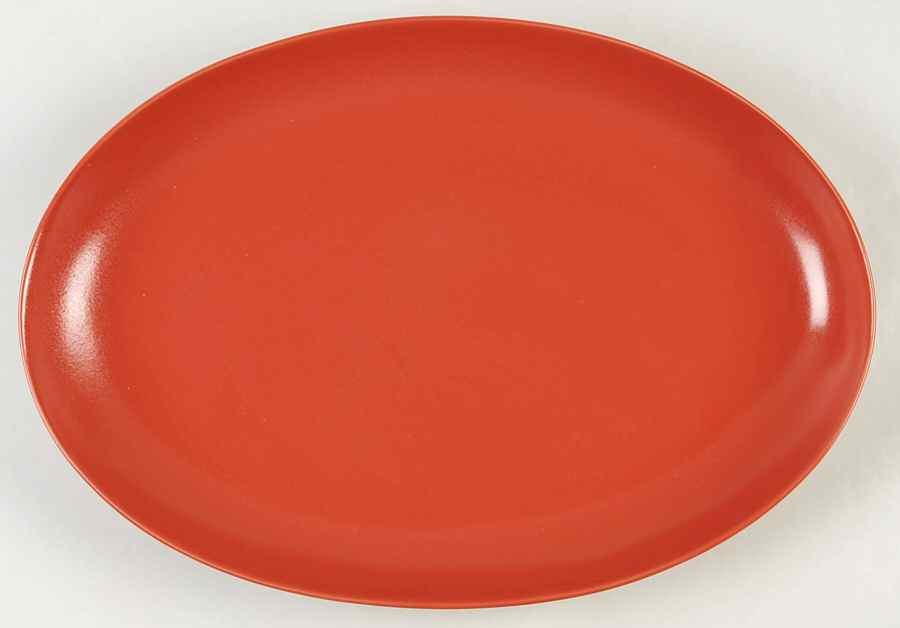 Rso Brights Accessories Red 16" Oval Serving Platter by Lindt-Stymeist-1