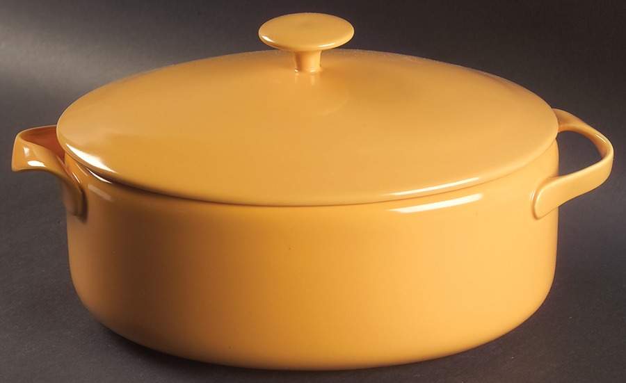 Rso Brights Accessories Yellow 3 Quart Oval Covered Casserole by Lindt-Stymeist-1