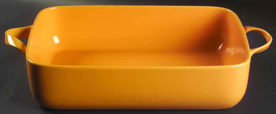 Rso Brights Accessories Yellow 14" Rectangular Baker by Lindt-Stymeist-1