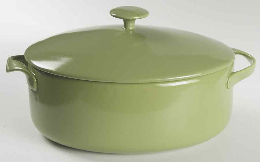 Rso Brights Accessories Green Oval Baker with Lid by Lindt-Stymeist-1