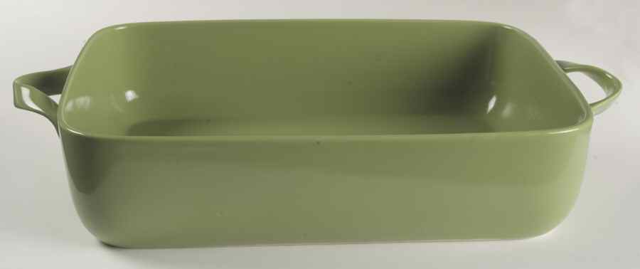 Rso Brights Accessories Green 14" Rectangular Baker by Lindt-Stymeist-1