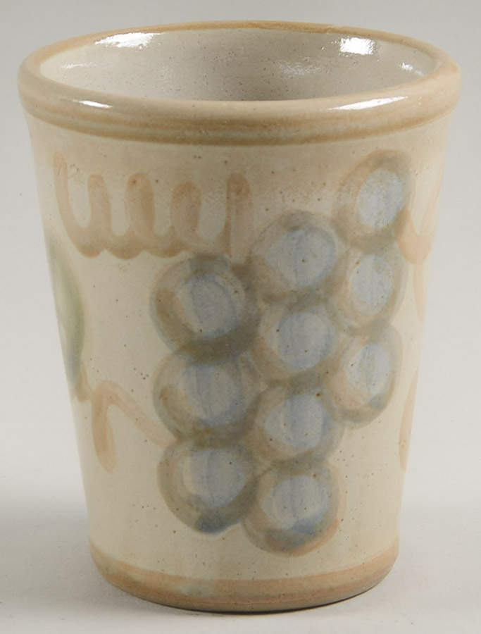 Vintage (Green Band) Tall China Tumbler by Louisville-1