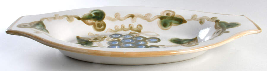 Vintage (Green Band) 18" Boat Platter by Louisville-1