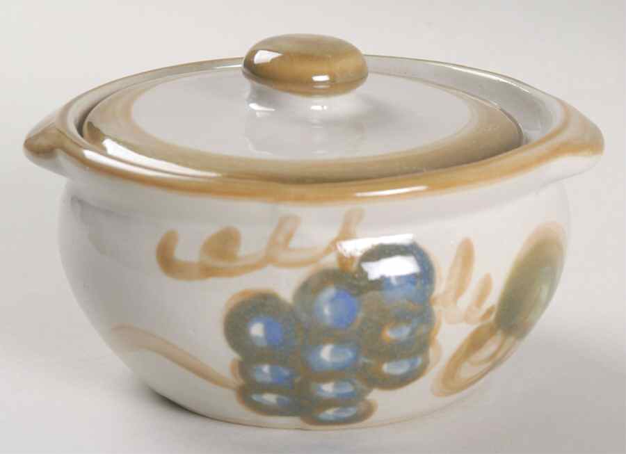 Vintage (Green Band) Individual Casserole & Lid by Louisville-1