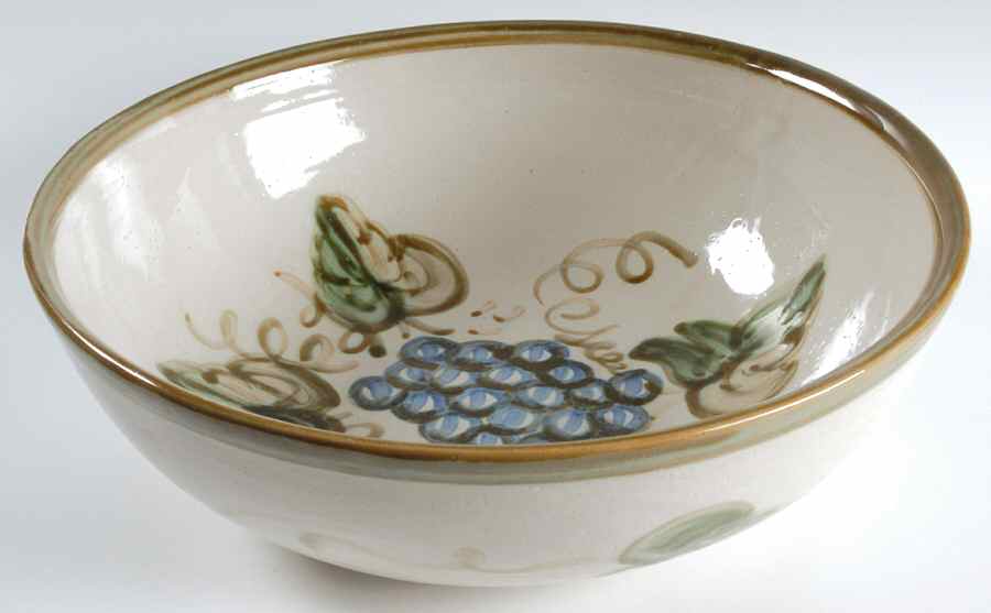 Vintage (Green Band) 11" Large Salad Serving Bowl by Louisville-1