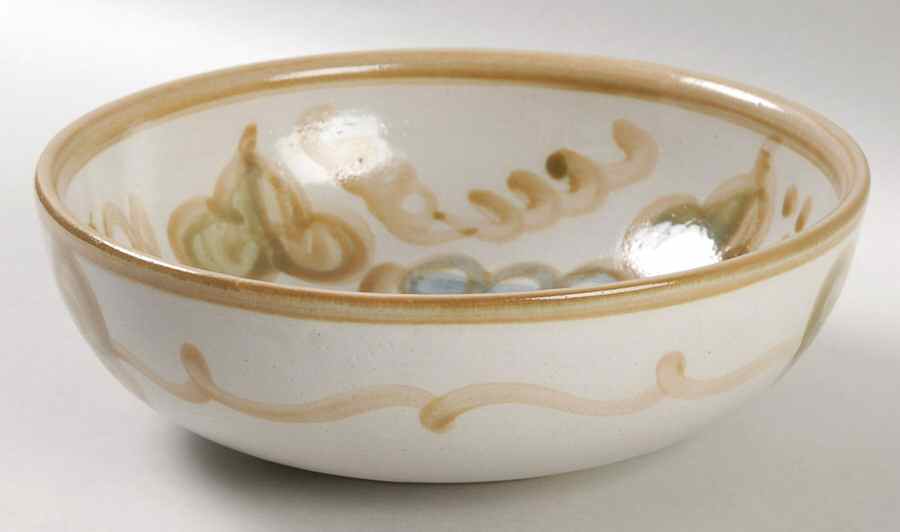 Vintage (Green Band) 7" Round Vegetable Bowl by Louisville-1