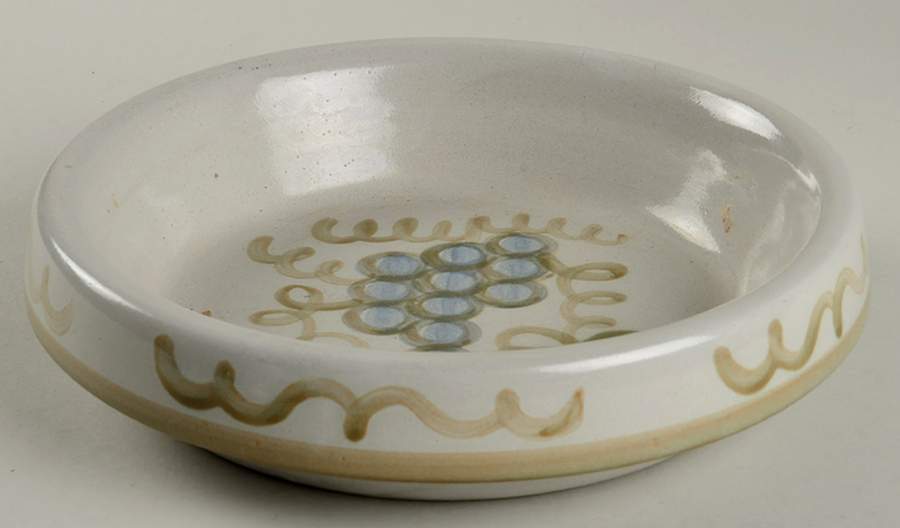 Vintage (Green Band) Pie Serving Plate by Louisville-1