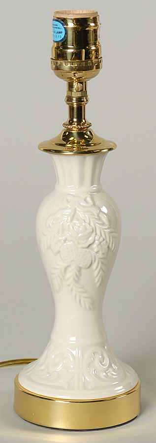 Winter Bouquet 11" Electric Lamp No Shade by Lenox-1