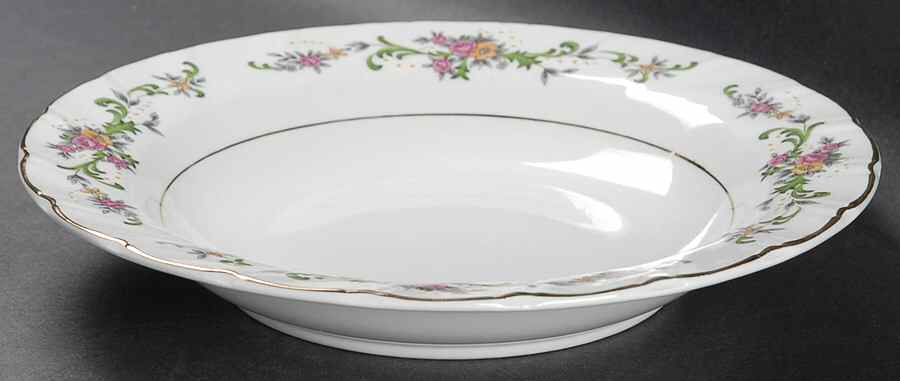 Clarabelle Rim Soup Bowl by Lynn's China-1