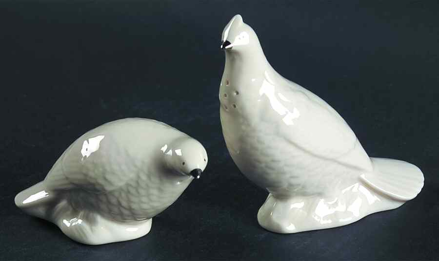 Gamebirds Collection Platinum Beak Salt & Pepper Set by Lenox-1