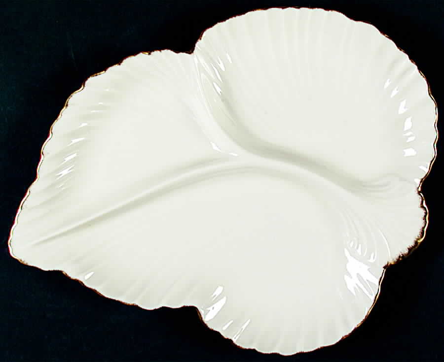 Oakdale Collection 3-Part Leaf Shape Divided Server by Lenox-1