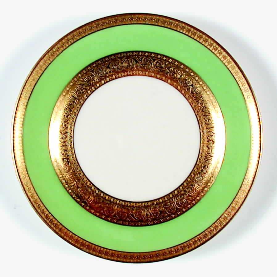 S6g Green (Smooth) Bread & Butter Plate by Lenox-1