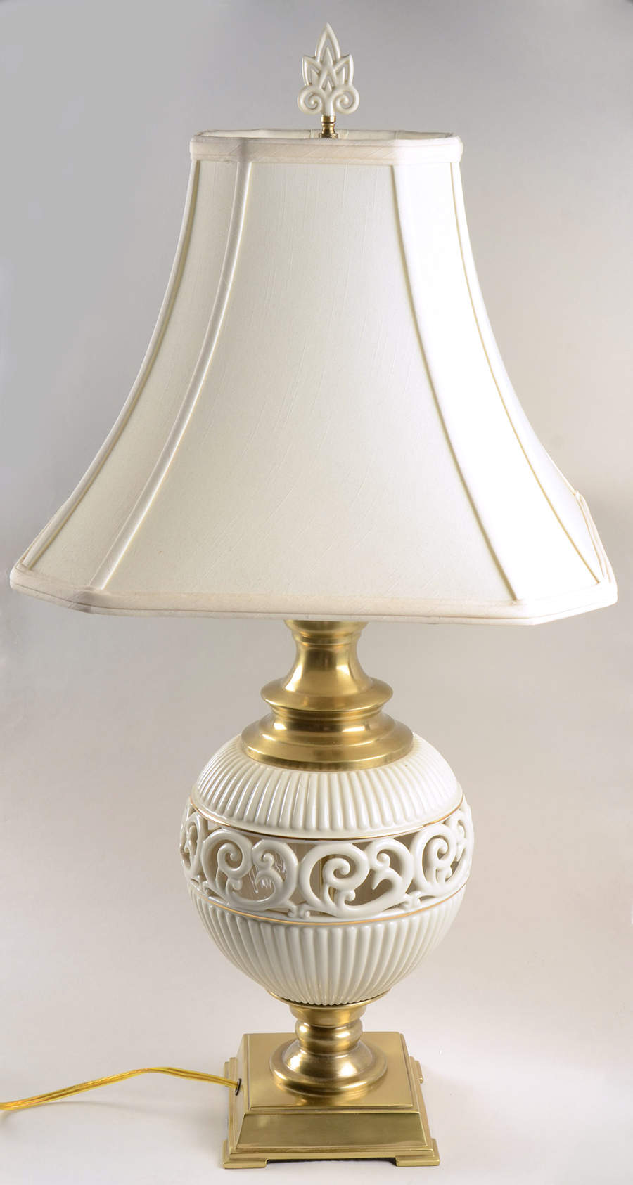 Tracery Collection 29" Electric Lamp & Shade by Lenox-1