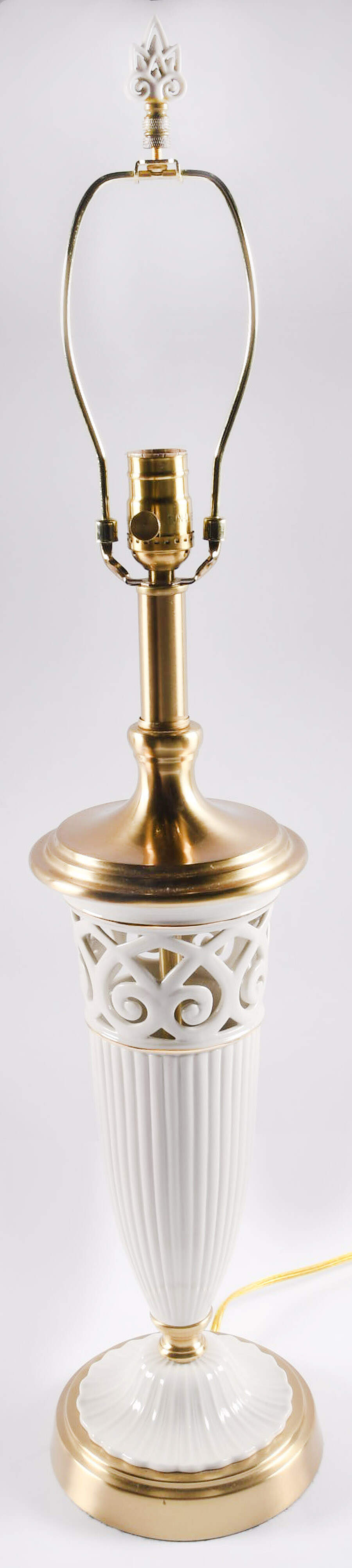 Tracery Collection 33" Electric Lamp No Shade by Lenox-1