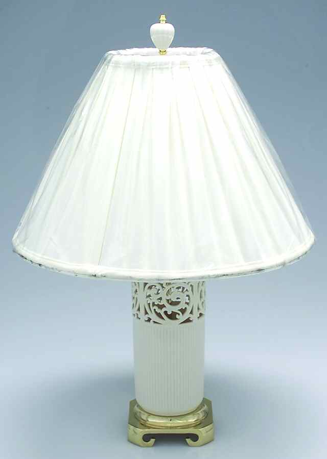 Tracery Collection 22" Electric Lamp & Shade by Lenox-1