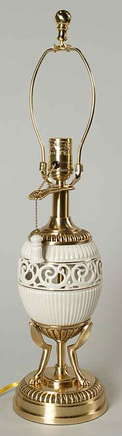Tracery Collection 23" Electric Lamp No Shade by Lenox-1