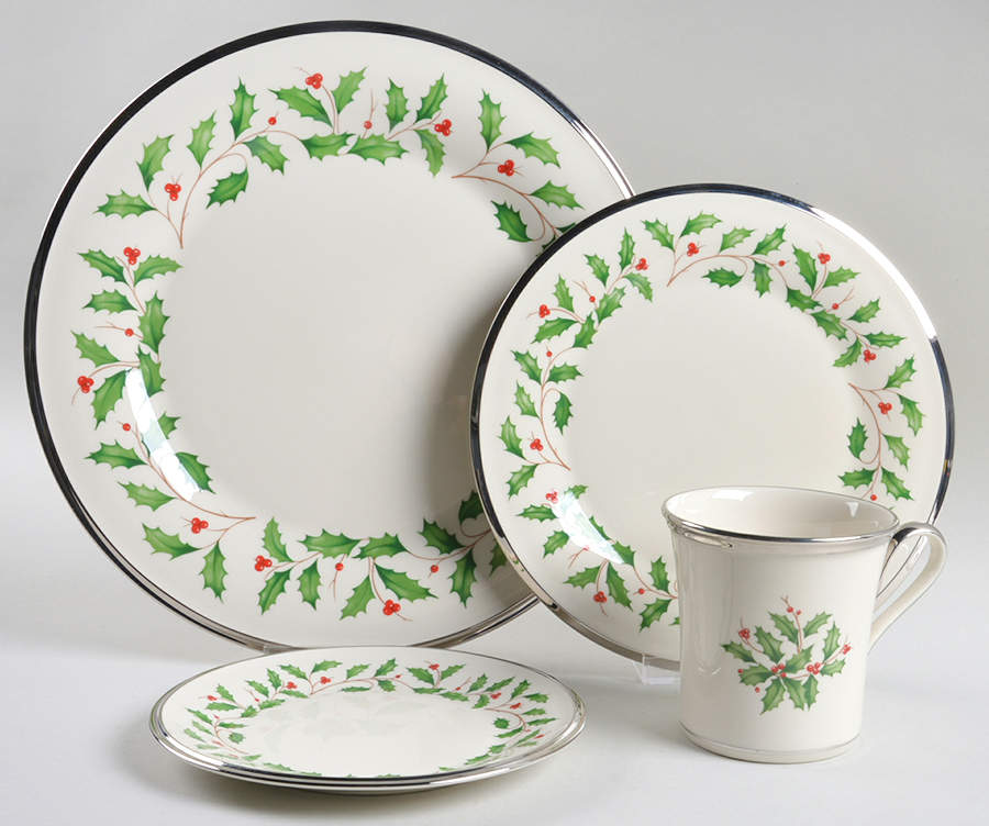 Holiday Platinum 4 Piece Place Setting by Lenox-1