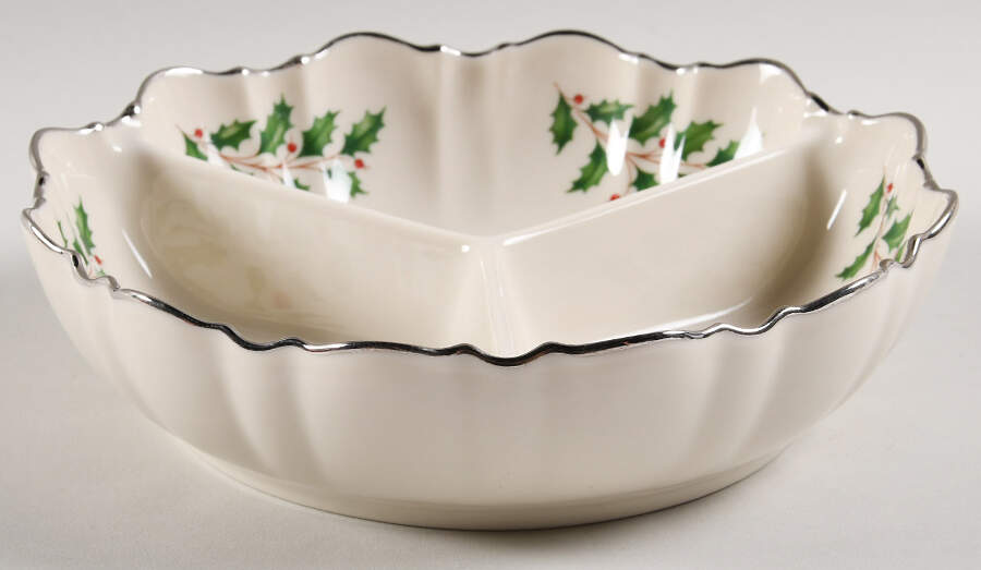 Holiday Platinum 3-Part Relish by Lenox-1