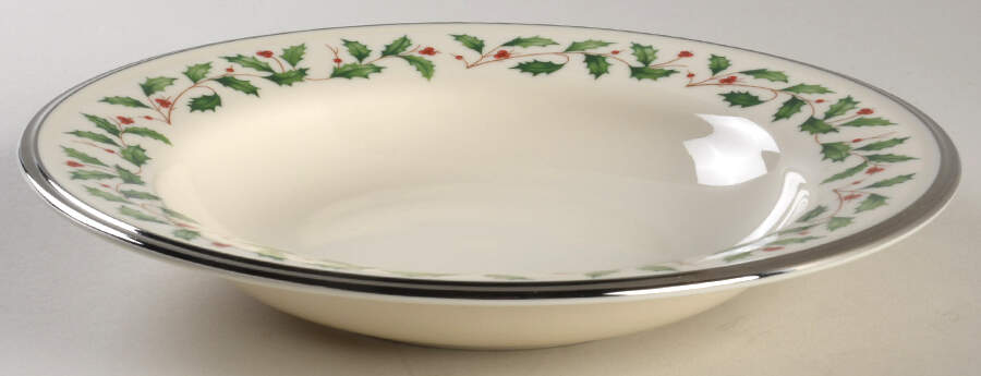 Holiday Platinum 9" Soup/Pasta Bowl by Lenox-1