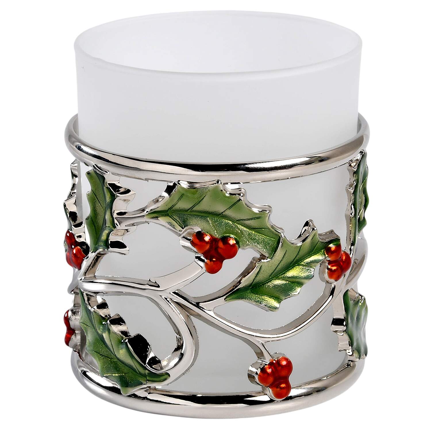 Holiday Platinum Metal Votive Candleholder by Lenox-1