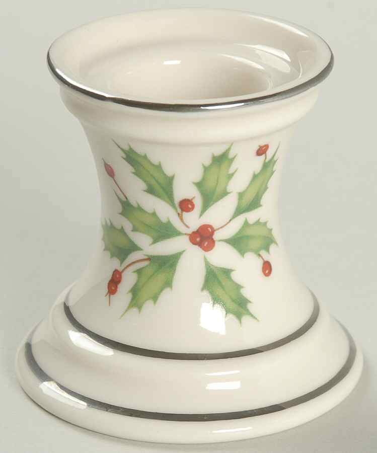 Holiday Platinum 2" Candlestick by Lenox-1