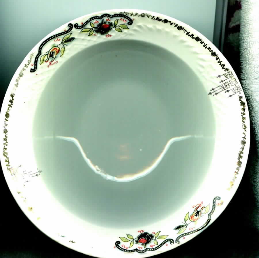 LIM160 Rim Soup Bowl by Limoges-French-1